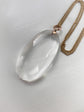 VICTORIAN ROCK CRYSTAL LOZENGE PENDANT