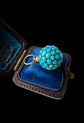 VICTORIAN PAVÉ TURQUOISE SPHERE PENDANT