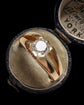 ANTIQUE OLD CUT DIAMOND & 18CT GOLD RING