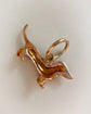 ANTIQUE 9CT GOLD DACHSHUND DOG PENDANT