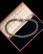 VICTORIAN SILVER ACORN COLLAR NECKLACE