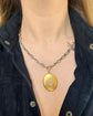 ANTIQUE DIAMOND ANCHOR 18CT GOLD LOCKET
