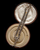 EDWARDIAN HEAVYWEIGHT SILVER DOUBLE CURB ALBERT CHAIN