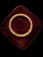 GEORGIAN 15CT GOLD LARGE CHASED SPLIT RING