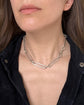 SUPER CHUNKY VICTORIAN SILVER PAPERCLIP CHAIN