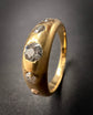 VICTORIAN FIVE STONE DIAMOND FLUSH SET RING