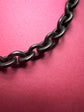 VICTORIAN WHITBY JET BELCHER CHAIN NECKLACE