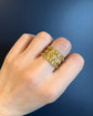 VINTAGE CHUNKY GOLD BAND RING