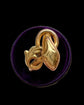 19TH CENTURY 18CT GOLD SNAKE RING