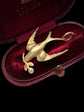 VICTORIAN 15CT GOLD SWALLOW BIRD PENDANT