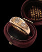 VICTORIAN 18CT GOLD THREE STONE DIAMOND RING
