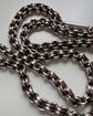 EARLY 20TH CENTURY CHUNKY SILVER BIKER CHAIN
