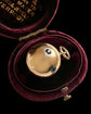 ANTIQUE 18CT GOLD & SAPPHIRE SPHERE PENDANT