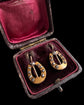 ANTIQUE MIXED METAL HORSESHOE EARRINGS