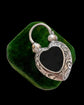 VICTORIAN SILVER HEART PADLOCK