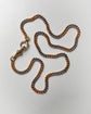 ANTIQUE 18CT GOLD & PLATINUM BI-COLOUR CURB CHAIN