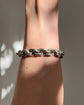 SUPER CHUNKY VINTAGE SILVER TWIST CHAIN & BRACELET SET