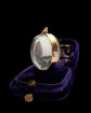 VICTORIAN ROCK CRYSTAL & 9CT GOLD ‘POOL OF LIGHT’ / ORB PENDANT
