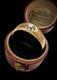VICTORIAN DIAMOND & 18CT GOLD GYPSY RING
