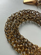 GEORGIAN 15CT BRACELET WIRH AN EXCEPTIONAL TURQUOISE SET CLASP