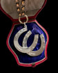 VICTORIAN DOUBLE SILVER HORSESHOE PENDANT