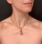 19TH CENTURY CORAL HAND PENDANT