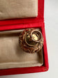 VICTORIAN 15CT GOLD ETRUSCAN REVIVAL SPHERE PENDANT
