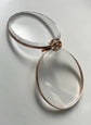 EARLY 19TH CENTURY FACETED GLASS LOCKET