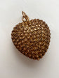 GEORGIAN HIGH CARAT GOLD HEART LOCKET