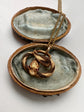 VICTORIAN HIGH CARAT GOLD & HAIR SNAKE PENDANT