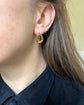 ANTIQUE MIXED METAL HORSESHOE EARRINGS