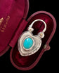 VICTORIAN SILVER HEART PADLOCK