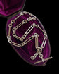 VICTORIAN CHUNKY SILVER PAPERCLIP CHAIN WITH REMOVABLE T-BAR