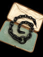 VICTORIAN CHUNKY WHITBY JET CHAIN NECKLACE