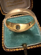 VICTORIAN DIAMOND & 18CT GOLD GYPSY RING