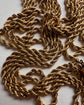 ANTIQUE 15CT GOLD ROPE LINK GUARD CHAIN