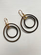 VICTORIAN DOUBLE HOOP ELEPHANT HAIR EARRINGS