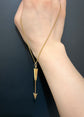 VICTORIAN 15CT GOLD ARROW PENDANT