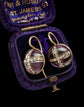 VICTORIAN DIAMOND & AMETHYST EARRINGS