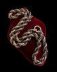 ANTIQUE CHUNKY SILVER ROPE TWIST CHAIN