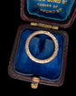 19TH CENTURY 9CT GOLD MINI SPLIT RING