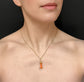 EARLY 19TH CENTURY CORAL HAND PENDANT