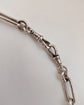 VICTORIAN CHUNKY SILVER PAPERCLIP CHAIN