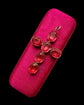 GEORGIAN LARGE PINK PASTE CROSS PENDANT