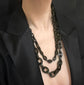VICTORIAN EXTRA LONG VULCANITE MARINER LINK CHAIN