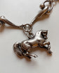 ANTIQUE SILVER EQUESTRIAN NECKLACE