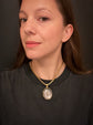 VICTORIAN ROCK CRYSTAL & 15CT GOLD LOCKET