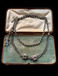 19TH CENTURY SILVER EQUESTRIAN ALBERTINA CHAIN
