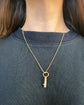 ANTIQUE HIGH CARAT GOLD BRAMAH KEY PENDANT