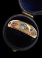 VICTORIAN FIVE STONE DIAMOND FLUSH SET RING
